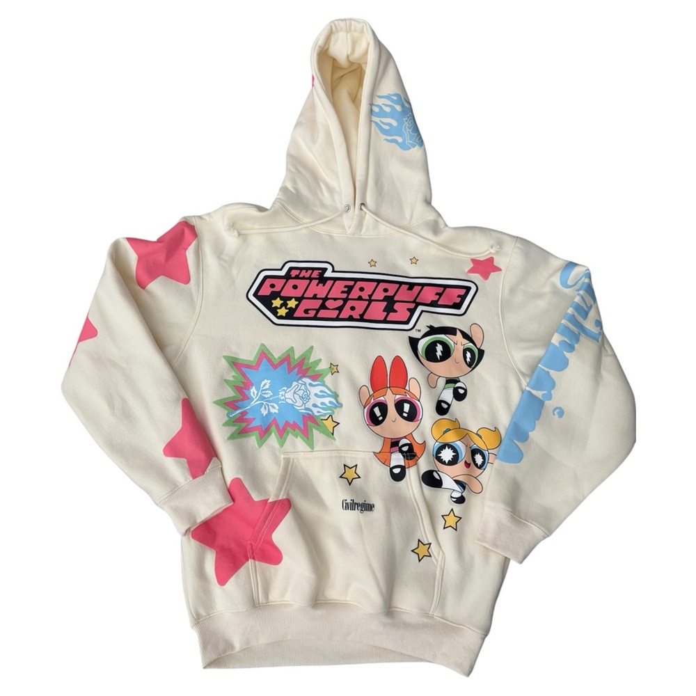 Civil Regime Powerpuff Girls Cream Hoodie
